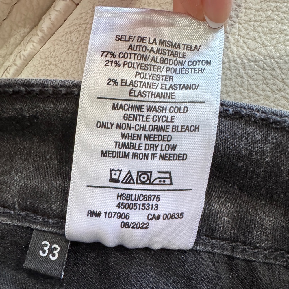 Hudson Blake LUC Man Jeans In Sz. 33 - Picture 7 of 12